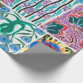 Kleurig bloemetjesontwerp, nieuw, nieuw verpakking cadeaupapier (Hoek)