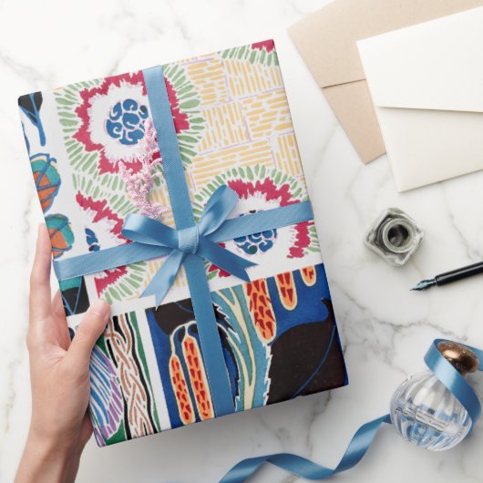 Kleurig bloemetjesontwerp, nieuw, nieuw verpakking cadeaupapier (Geschenken)