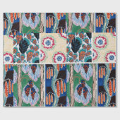 Kleurig bloemetjesontwerp, nieuw, nieuw verpakking cadeaupapier (Vlak)