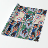 Kleurig bloemetjesontwerp, nieuw, nieuw verpakking cadeaupapier (Uitgerold)