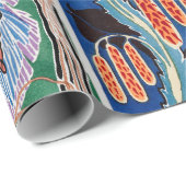 Kleurig bloemetjesontwerp, nieuw, nieuw verpakking cadeaupapier (Rol Hoek)