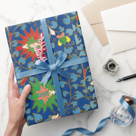 Kleurig bloemetjespatroon Verpakkingspapier Cadeaupapier (Geschenken)