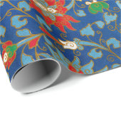 Kleurig bloemetjespatroon Verpakkingspapier Cadeaupapier (Rol Hoek)