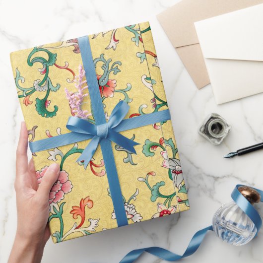 Kleurig bloemetjespatroon Verpakkingspapier Cadeaupapier (Geschenken)