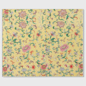 Kleurig bloemetjespatroon Verpakkingspapier Cadeaupapier (Vlak)