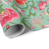 Kleurig bloemetjespatroon Verpakkingspapier Cadeaupapier (Rol Hoek)