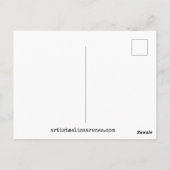 Kleurig bloemontwerp briefkaart (Achterkant)