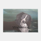 Kleurig bloemontwerp deurmat (Voorkant)