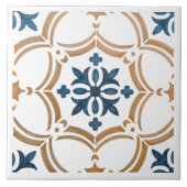 Kleurig bloemontwerp tegeltje (Voorkant)