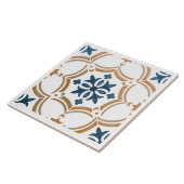 Kleurig bloemontwerp tegeltje (Zijkant)