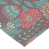 Kleurig bloempatroon in cartoon stijl tafelkleed (Gekanteld)
