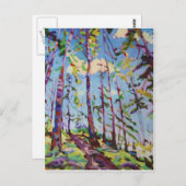 Kleurig bosschilderij briefkaart (Voorkant / Achterkant)