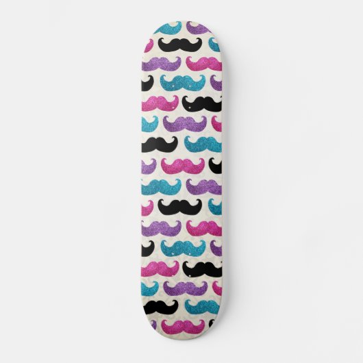 Kleurig broksnurkpatroon (Faux glitter) Skateboard (Voorkant)