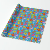 Kleurig cadeaupapier voor vulling (Uitgerold)