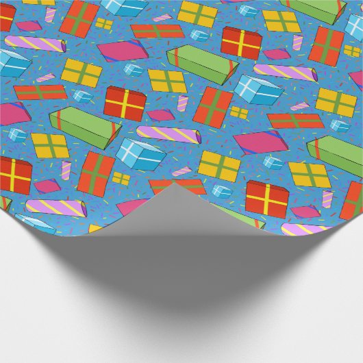 Kleurig cadeaupapier voor vulling (Hoek)