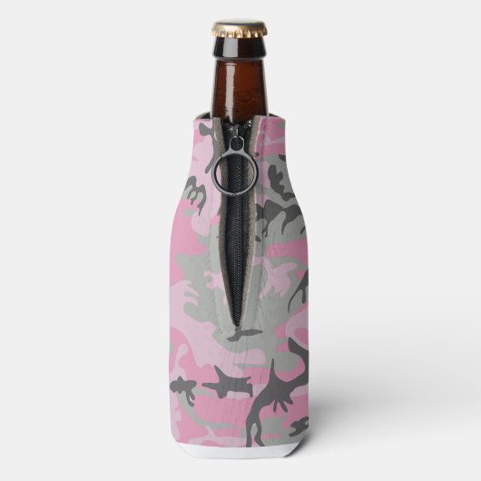 Kleurig camouflage-ontwerp flesjeskoeler (Fles Achterkant)