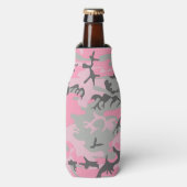 Kleurig camouflage-ontwerp flesjeskoeler (Fles Voorkant)