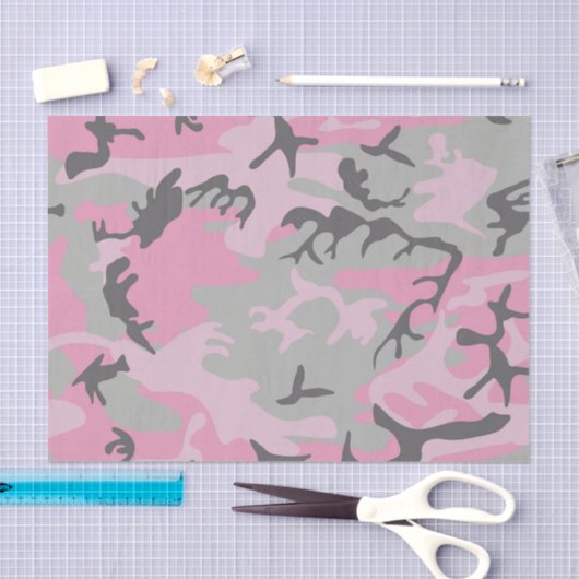 Kleurig camouflage-ontwerp tissuepapier (Craft)