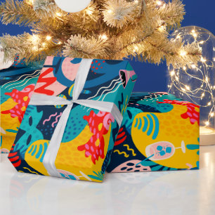 Kleurig carnavalpatroon cadeaupapier