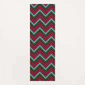 Kleurig chevron zigzag patroon yogamat (Voorkant)