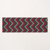 Kleurig chevron zigzag patroon yogamat (Voorkant (horizontaal))