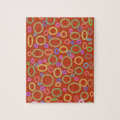 kleurig cirkelpatroon legpuzzel (Verticaal)