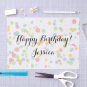 Kleurig confetti-tissuepapier voor cadeauverpakkin tissuepapier (Craft)