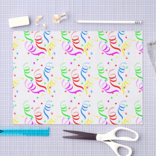 Kleurig Confetti-weefselpapier Tissuepapier (Craft)