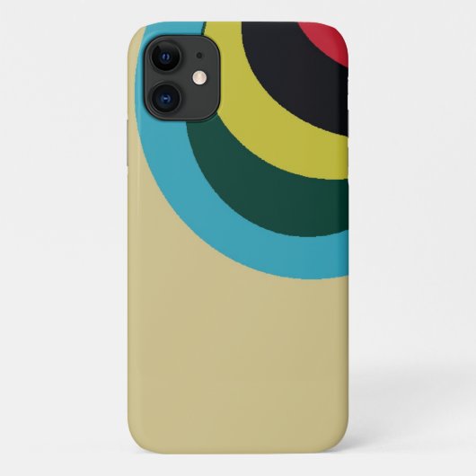 Kleurig curvepatroon Case-Mate iPhone case (Achterkant)