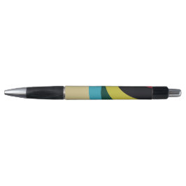 Kleurig curvepatroon pen