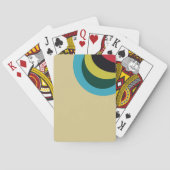 Kleurig curvepatroon pokerkaarten (Achterkant)