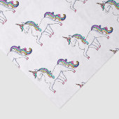 Kleurig Cute Unicorn Tissue Paper Tissuepapier (Detail)