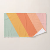 Kleurig diagonaal-bandrugleuning Snoep Bad Handdoek (Handdoek)