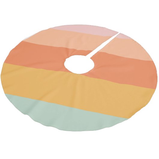 Kleurig diagonaal-bandrugleuning Snoep Kerstboom Rok (Gekanteld)