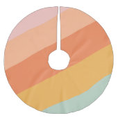 Kleurig diagonaal-bandrugleuning Snoep Kerstboom Rok (Voorkant)