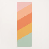 Kleurig diagonaal-bandrugleuning Snoep Yogamat (Voorkant)