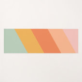 Kleurig diagonaal-bandrugleuning Snoep Yogamat (Voorkant (horizontaal))