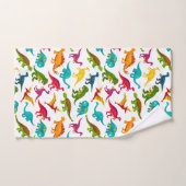 Kleurig Dinosauriwitontwerp Bad Handdoek (Handdoek)