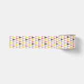 kleurig driehoekspatroon grosgrain lint (Voorkant)