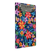 Kleurig exotisch Floral Patroon Mini Klembord (Schuin)