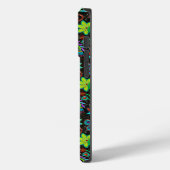 Kleurig exotische bloemen patroon, glazen kralen Case-Mate iPhone case (Achterkant / Links)