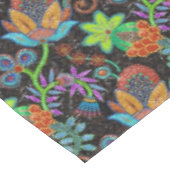 Kleurig exotische bloemen patroon, glazen kralen tafelkleed (Gekanteld)