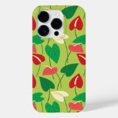Kleurig flamingo bloespatroon Case-Mate iPhone case (Achterkant)