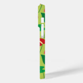 Kleurig flamingo bloespatroon Case-Mate iPhone case (Achterkant / Links)