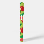 Kleurig flamingo bloespatroon Case-Mate iPhone case (Achterkant / Rechts)