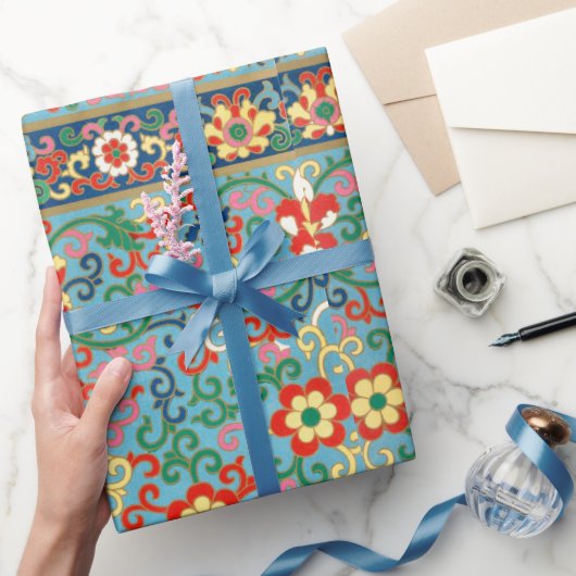 Kleurig flessenpatroon Verpakkingspapier Cadeaupapier (Geschenken)