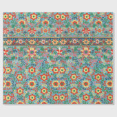 Kleurig flessenpatroon Verpakkingspapier Cadeaupapier (Vlak)