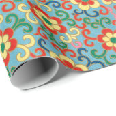 Kleurig flessenpatroon Verpakkingspapier Cadeaupapier (Rol Hoek)
