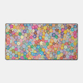 Kleurig Floral design Bureaumat (Voorkant)
