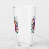 Kleurig Floral design Glas (Links)